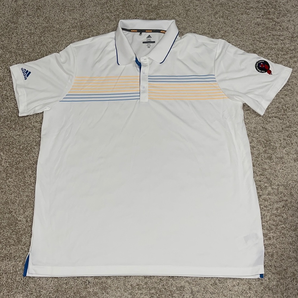 EUC Men’s Adidas Golf Fox Hollow Golf Course Short Sleeve Polo Size 2XL